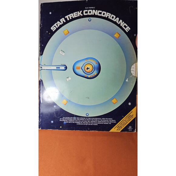 Star Trek Concordance SC 1976 Ballentine Books Gift Collectible - Picture 1 of 13